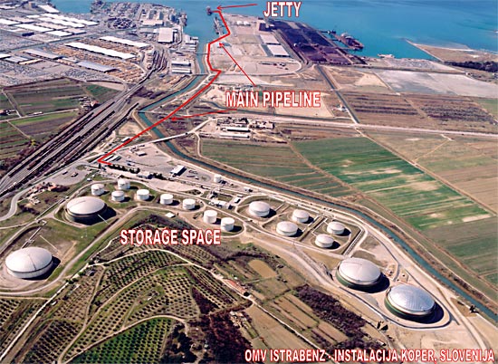 LUKA KOPER, Koper, SLOVENIJA - Terminal teku�ih kemikalija 1998-1999.